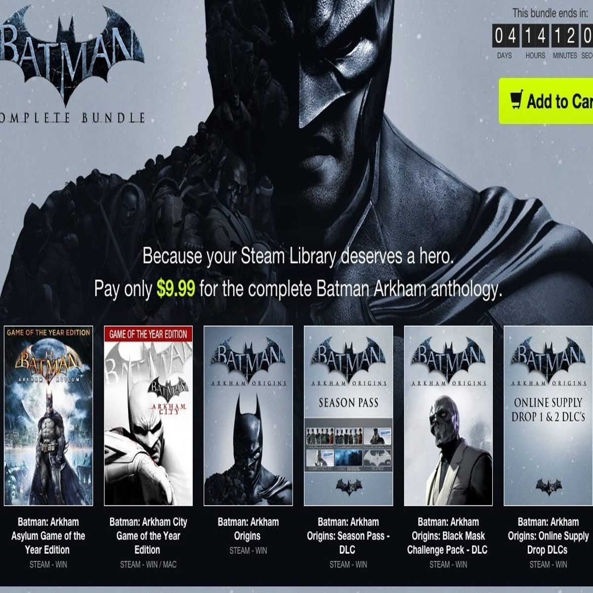 kort kort ignorere Get every Batman: Arkham game on Steam for $10 | Eurogamer.net