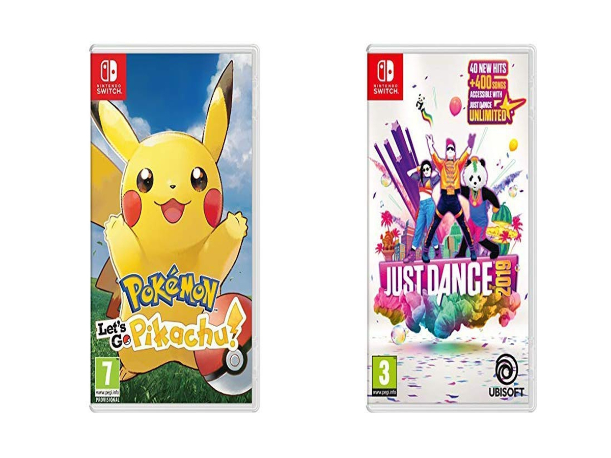 Get Nintendo Switch with Just off and Let\'s Go 2019 Pokémon Dance £60 for