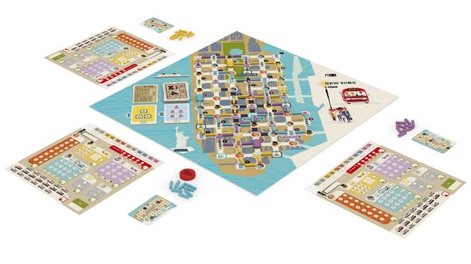 Get on Board: New York & London layout