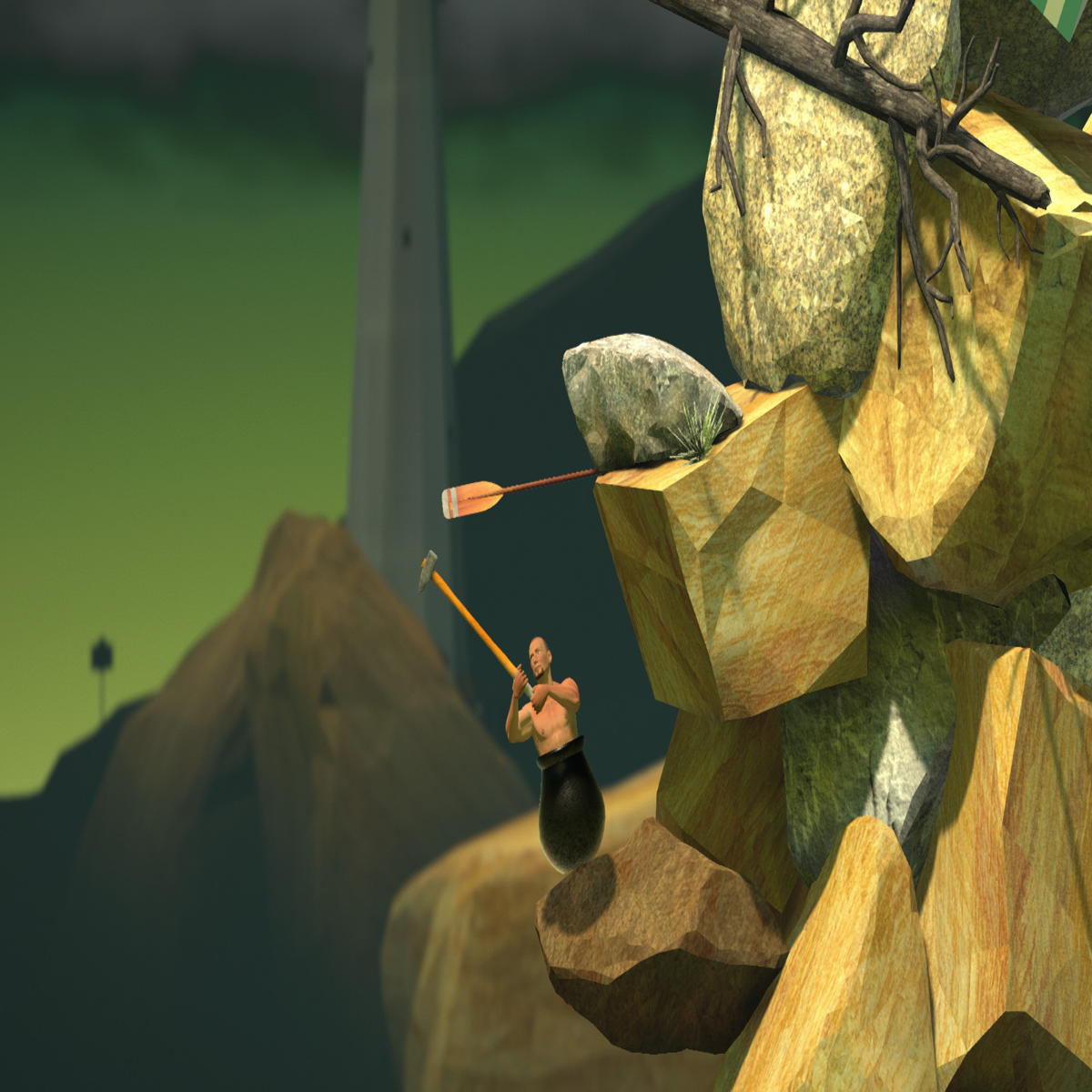 Getting Over It With A Shotgun - MODDED Getting Over It With Bennett Foddy  
