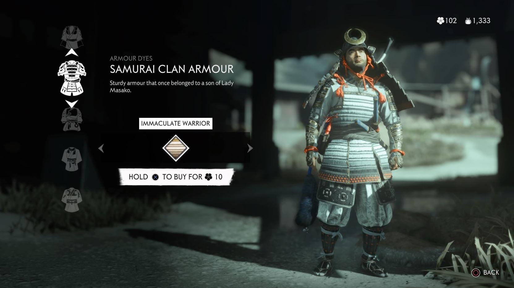 Ghost of Tsushima Best Armor All Armor Dyes and Sets VG247