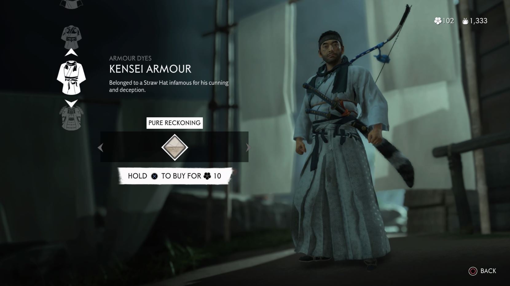 Ghost of Tsushima Best Armor All Armor Dyes and Sets VG247