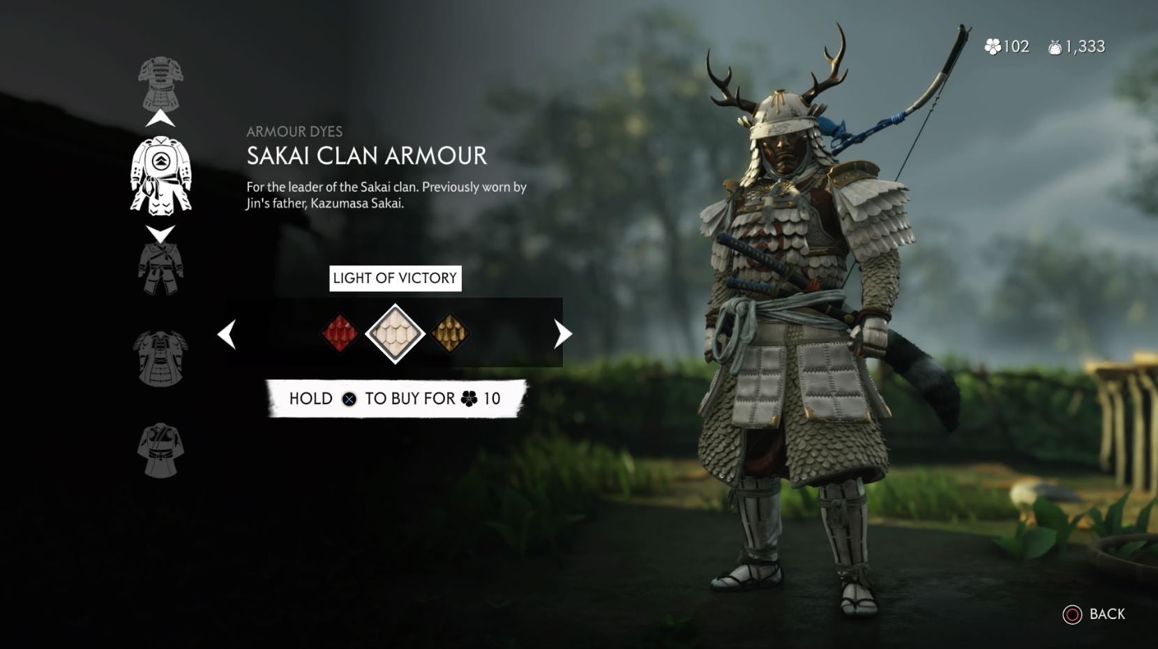 Ghost of Tsushima Best Armor All Armor Dyes and Sets VG247