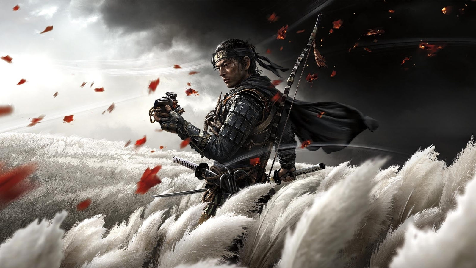 Can you change the background of ghost of Tsushima back to the original  art? : playstation