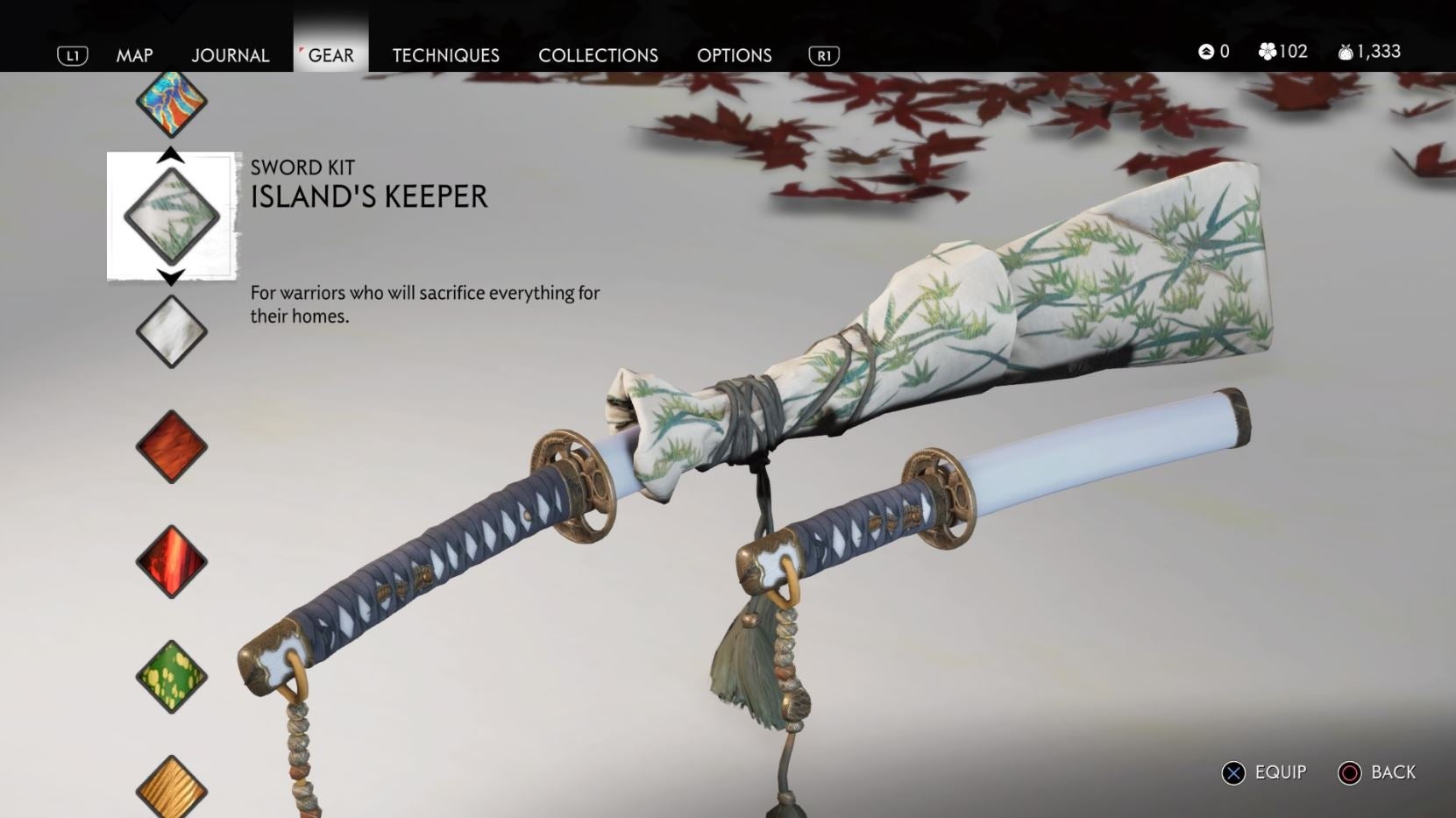 Ghost of Tsushima Full map where to find every sword