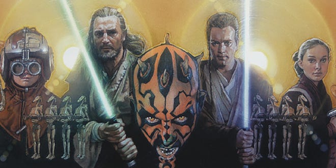 Star Wars painting by Drew Struzan