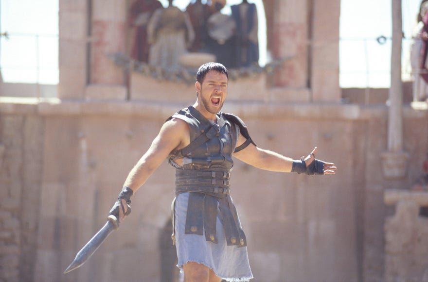 Russel Crowe in Gladiator