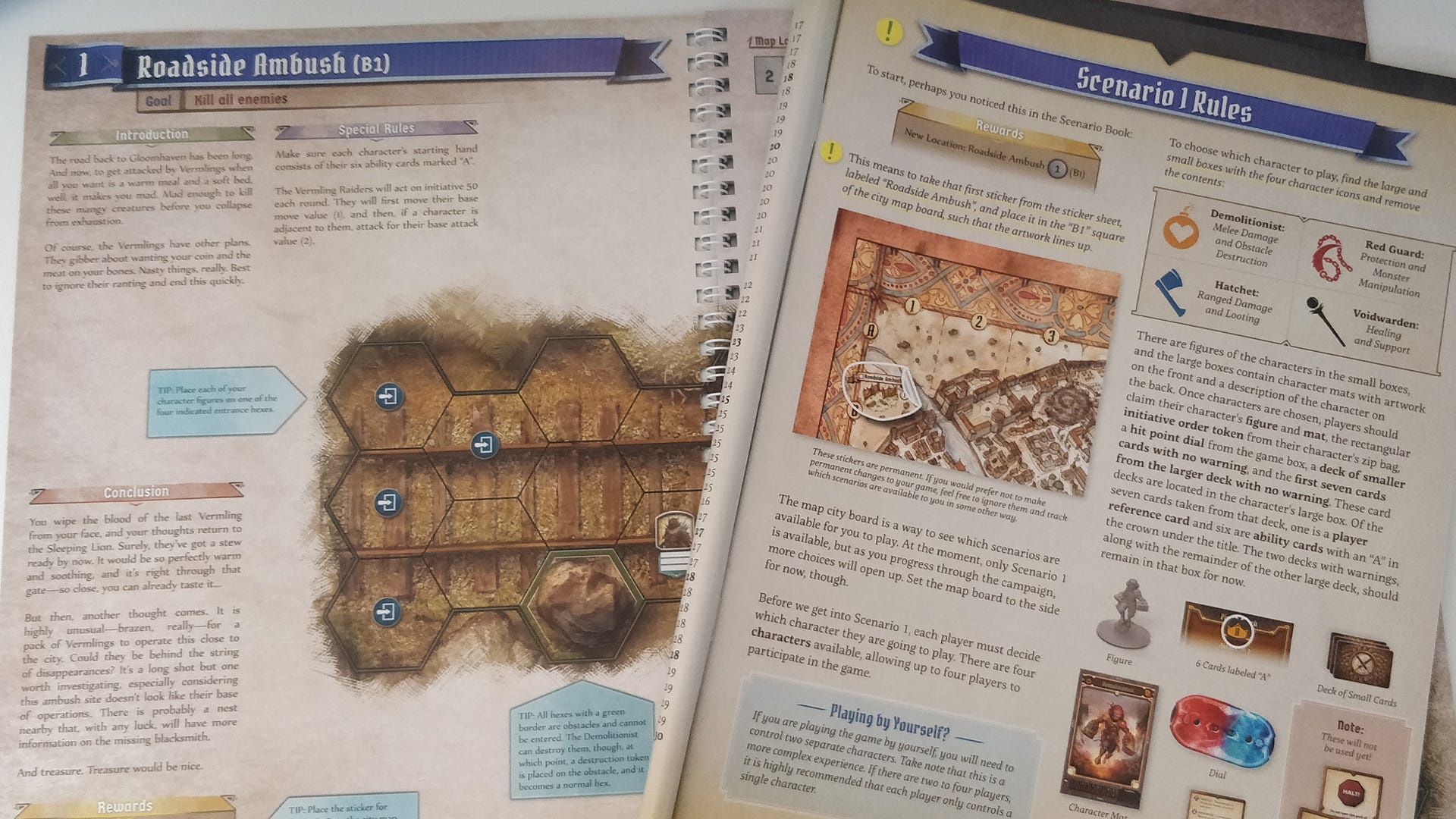 Gloomhaven Jaws of the Lion’s setup guide is like an overprotective