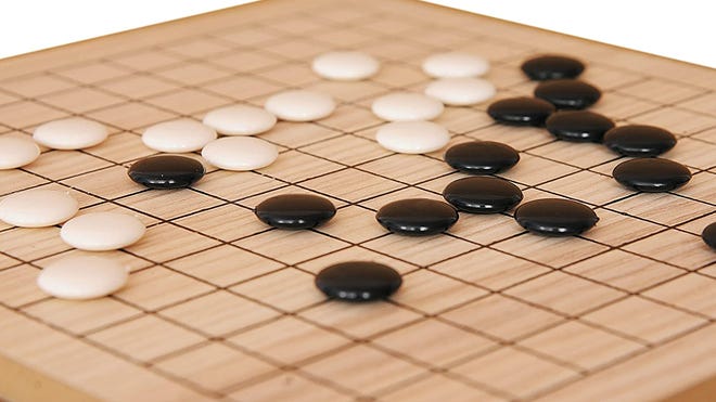 An image of a Go board