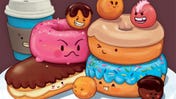 Go Nuts For Donuts board game artwork