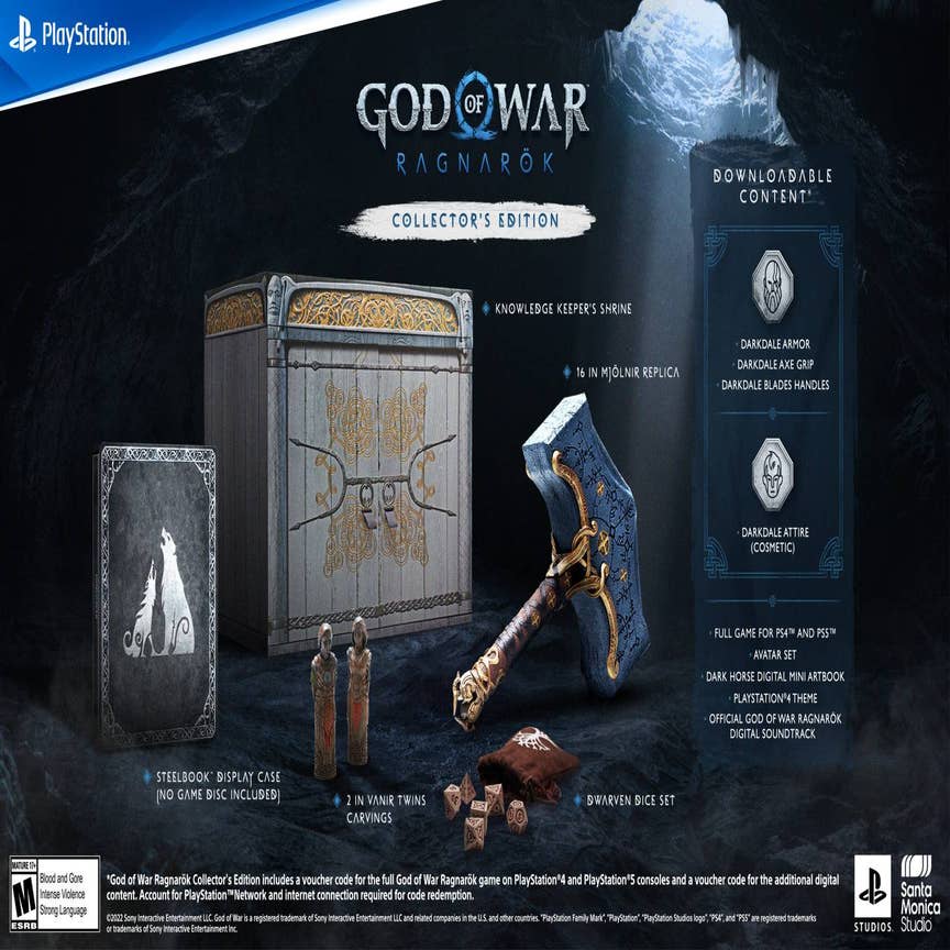 God of War Ragnarök para PS4 Edição de Lançamento - Branco