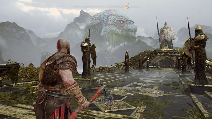 God of War on its Low quality preset.