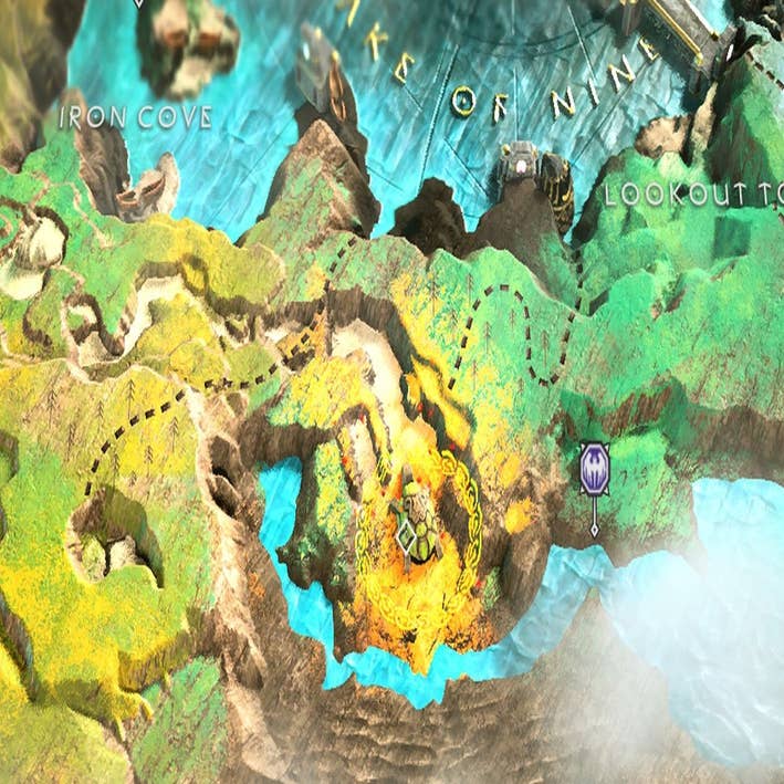God of war, A localização de todos os mapas do tesouro