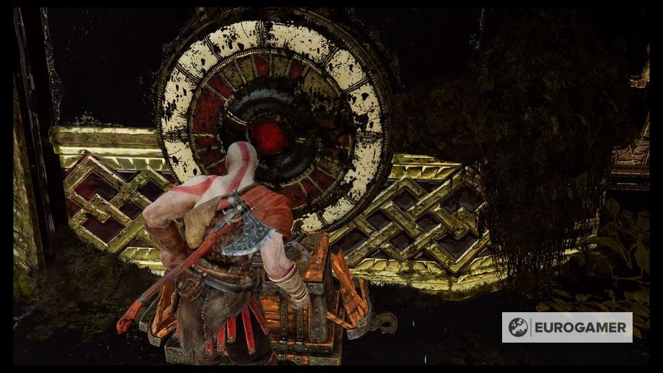 God of War Witch's Cave puzzle solutions explained, Lake of Nine and the Foothills