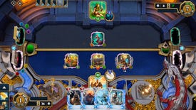 Gameplay of Gods Unchained, a digital trading card game built on the blockchain