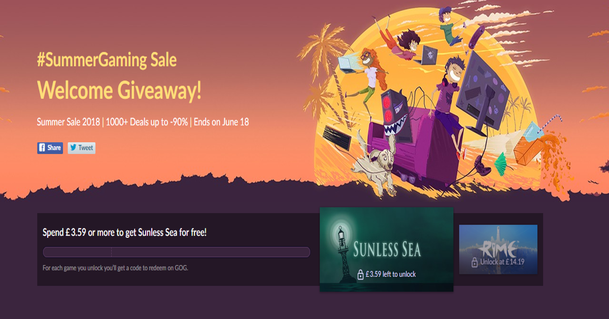 GOG's Summer Sale is now live with up to 90 off and a free game