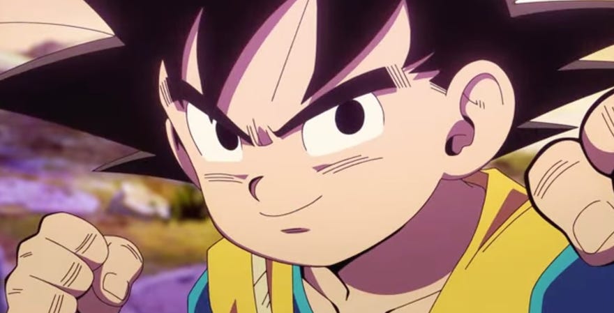 A new version of Goku from Dragon Ball Daima