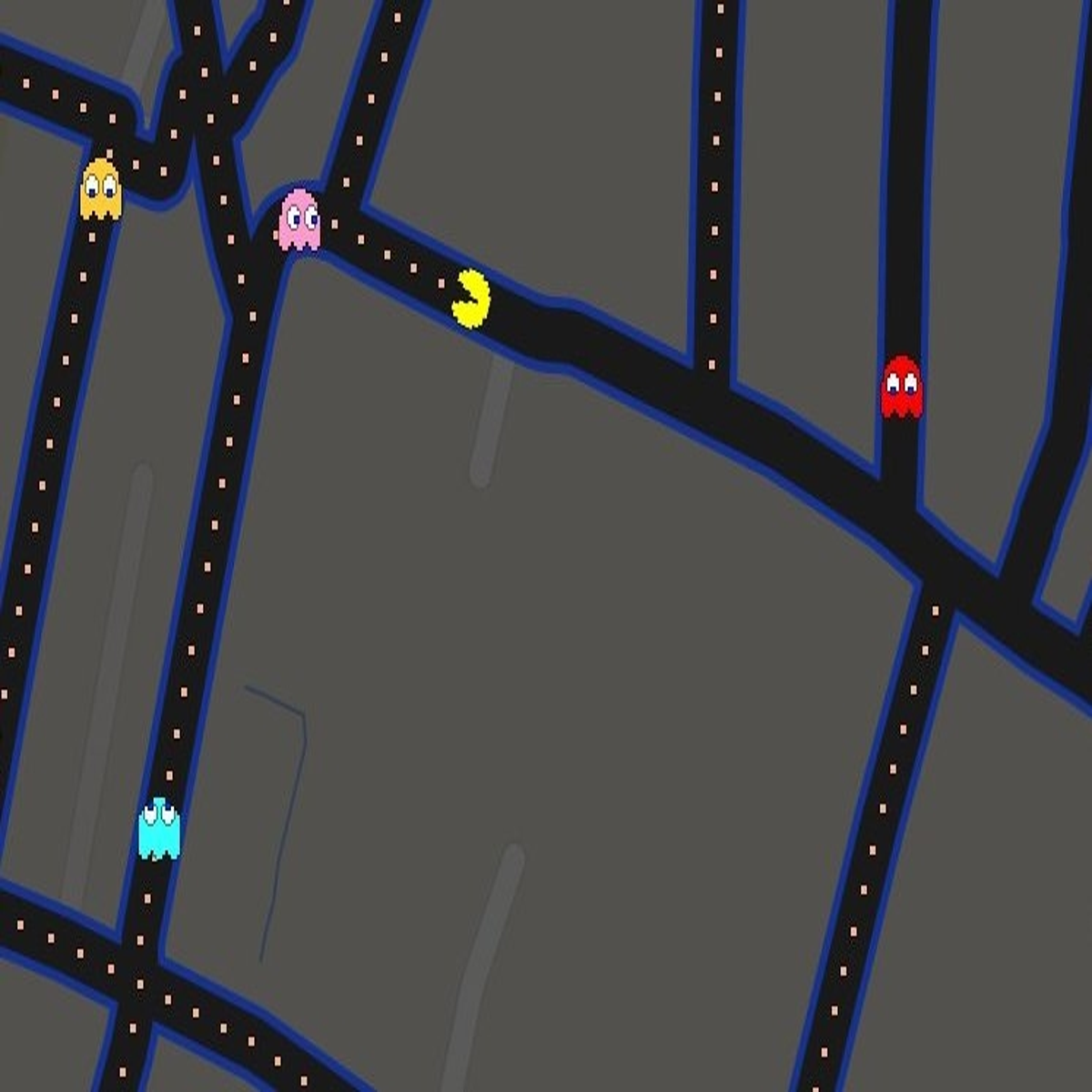 You've Got To Try The Pac-Man Google Maps Game - Creative Market Blog