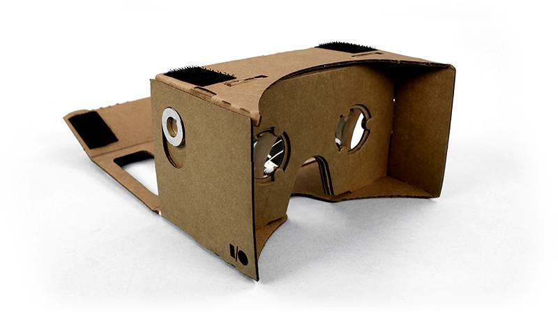 Make your own VR headset with some cardboard and an Android phone