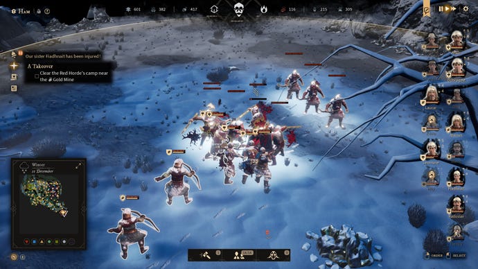 Warriors fight in night in Gord