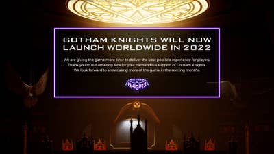 Image for Gotham Knights delayed to 2022