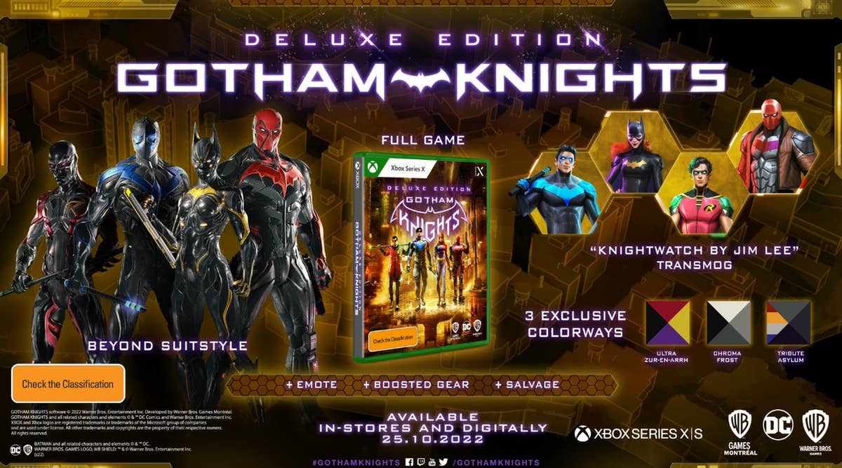 New Gotham Knights gameplay demo and pre-order details revealed