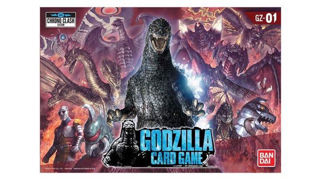 Godzilla Card Game movie board game box