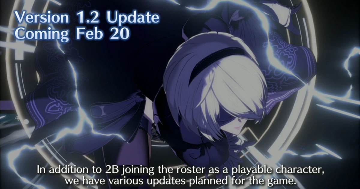 2B will be added to Granblue Fantasy Versus: Rising on February 20