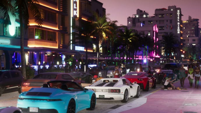 Scenes from Leonida in the first Grand Theft Auto 6 trailer.