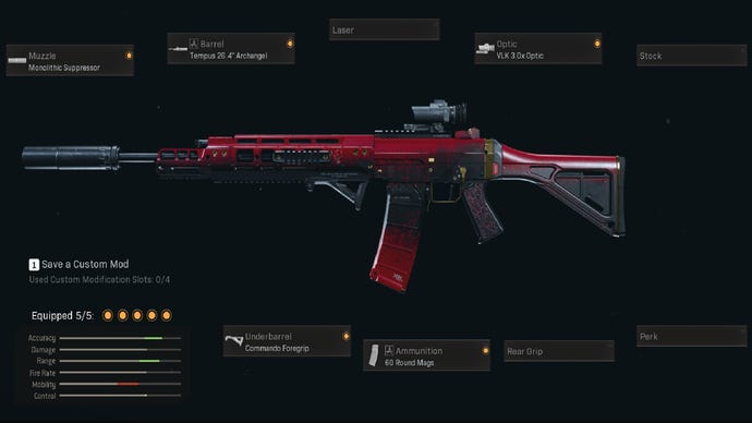 A long-range Grau build in Warzone
