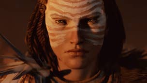 A woman with braided hair, with lines of paint across her face in Greedfall 2.