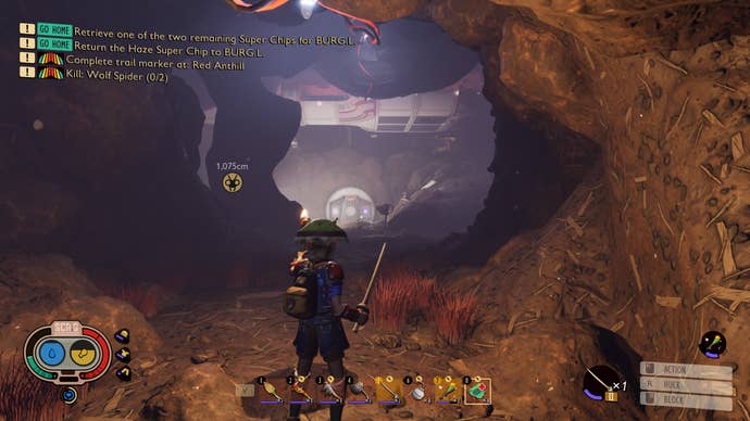 The locked "B" door in the Black Ant Lab in Grounded
