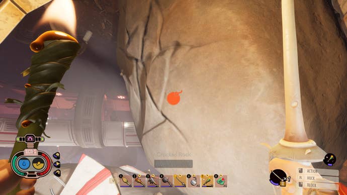 The boulder you need to remove to gain access to the Black Ant Lab in Grounded