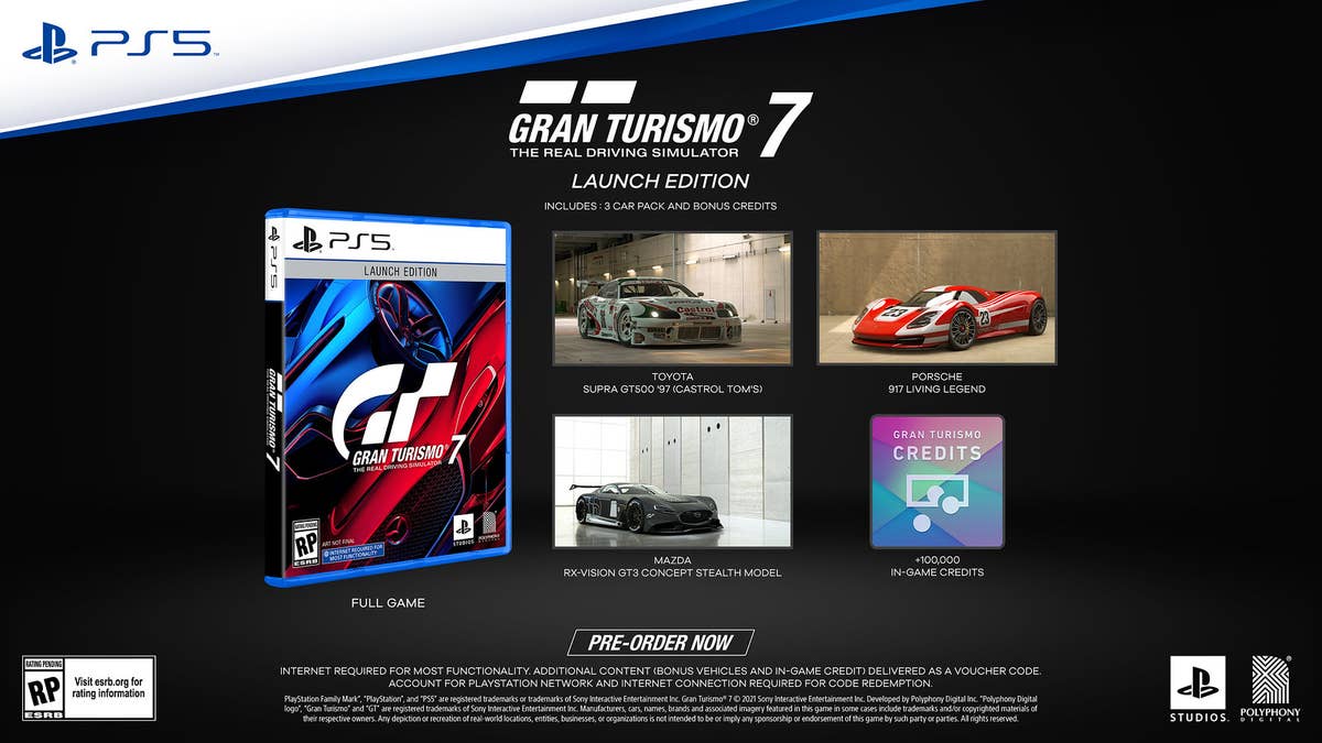 Here's what's included with the Gran Turismo 25th 7 Anniversary Edition