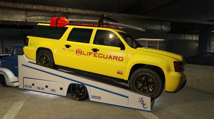 Lifeguard in GTA Online (prize ride)