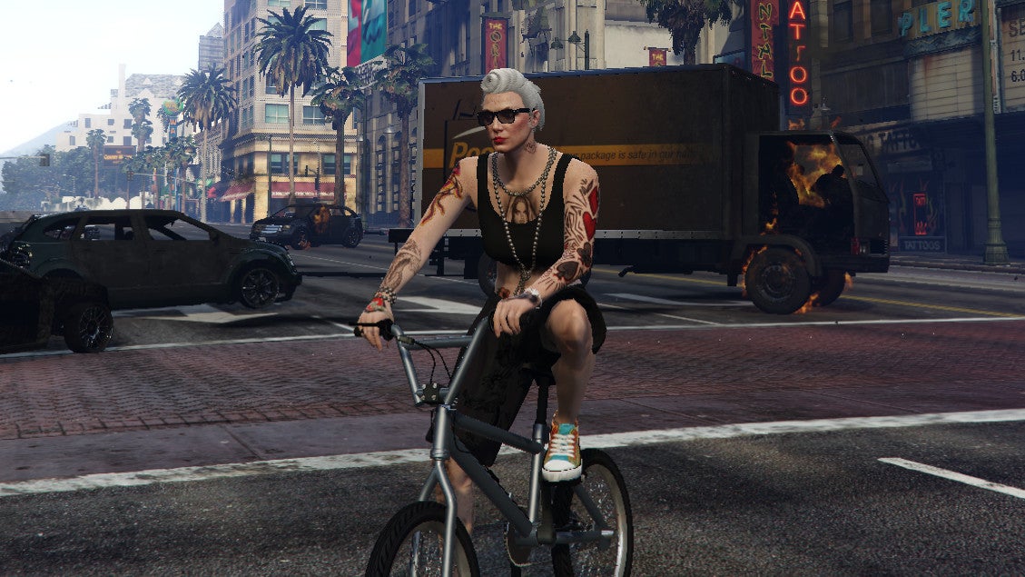 GTA Online offers a lovely bicycle ride, murder aside Rock Paper Shotgun