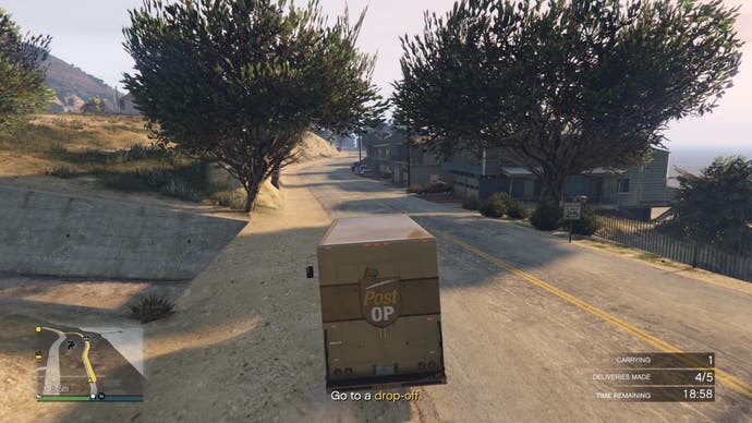 gta online mc business cash drop off post van