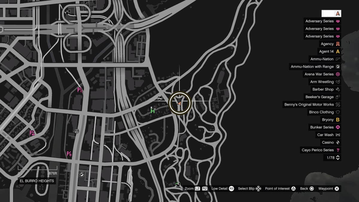Gta 5 Online Map Locations