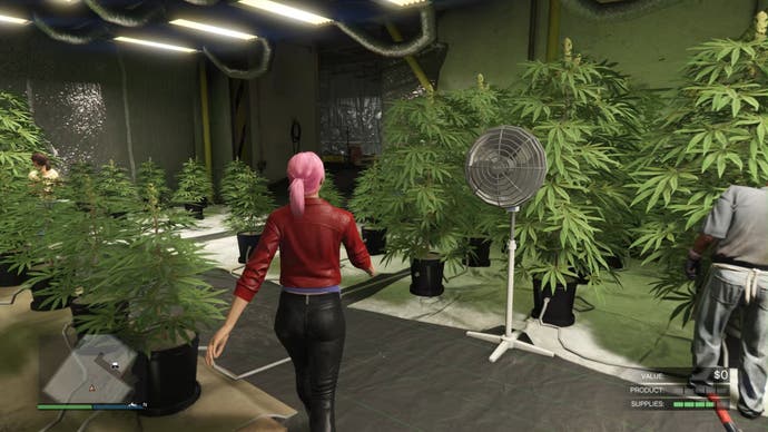GTA Online MC Business Unkraut Farm in Produktion