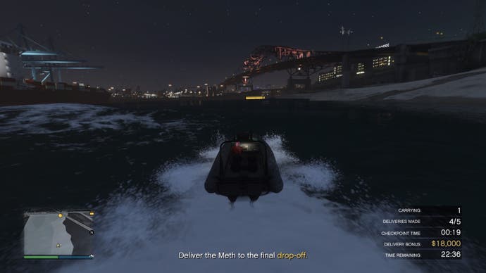 gta online meth sell mission mc business boat drop off