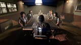 gta在线摩托车俱乐部官方摇滚明星艺术MC俱乐部围坐在一张桌子旁。
