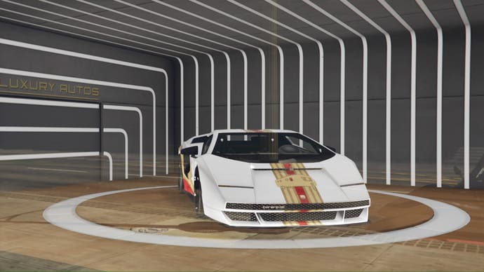 GTA Online белый и золотой Pegassi Torero XO Luxury Autos