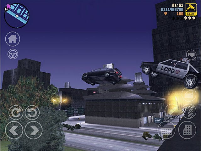 Grand Theft Auto 3 release date for iOS/Android