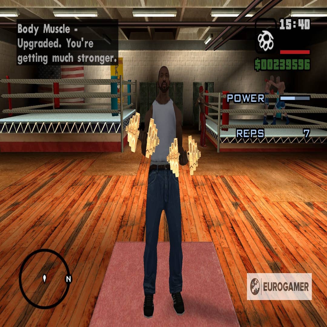 GTA San Andreas gym guide: How to increase stamina, muscle, lung capacity  and other fitness stats in GTA San Andreas