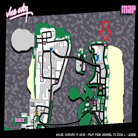 GTA Vice City - mapa das propriedades, para que servem, qual comprar  primeiro