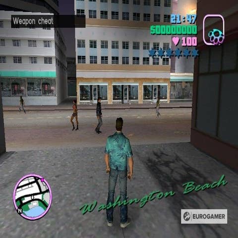 GTA vice city cheat codes for pc - List of all cheats
