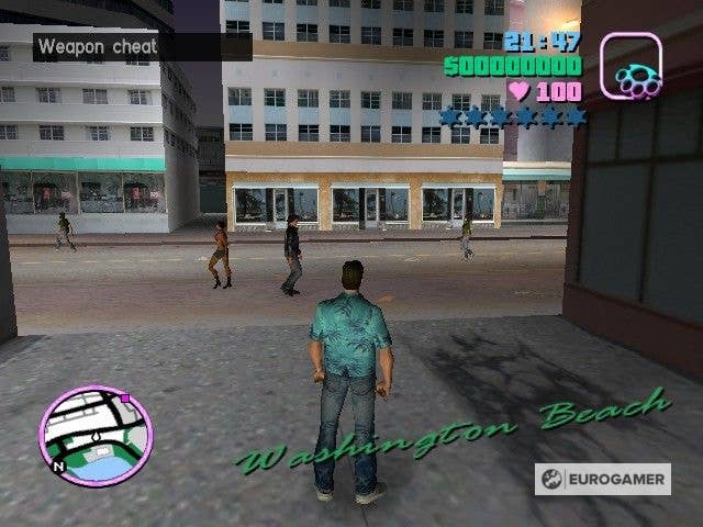 plotseling Prehistorisch uitvinding GTA Vice City Cheats for PlayStation, Xbox, Switch, PC and Mobile |  Eurogamer.net