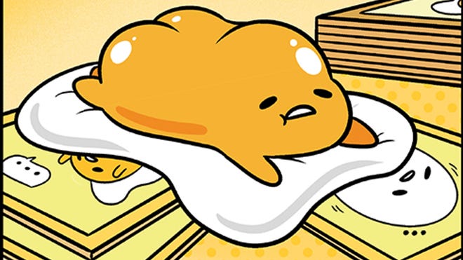 Gudetama: The Tricky Egg Card Game board game artwork