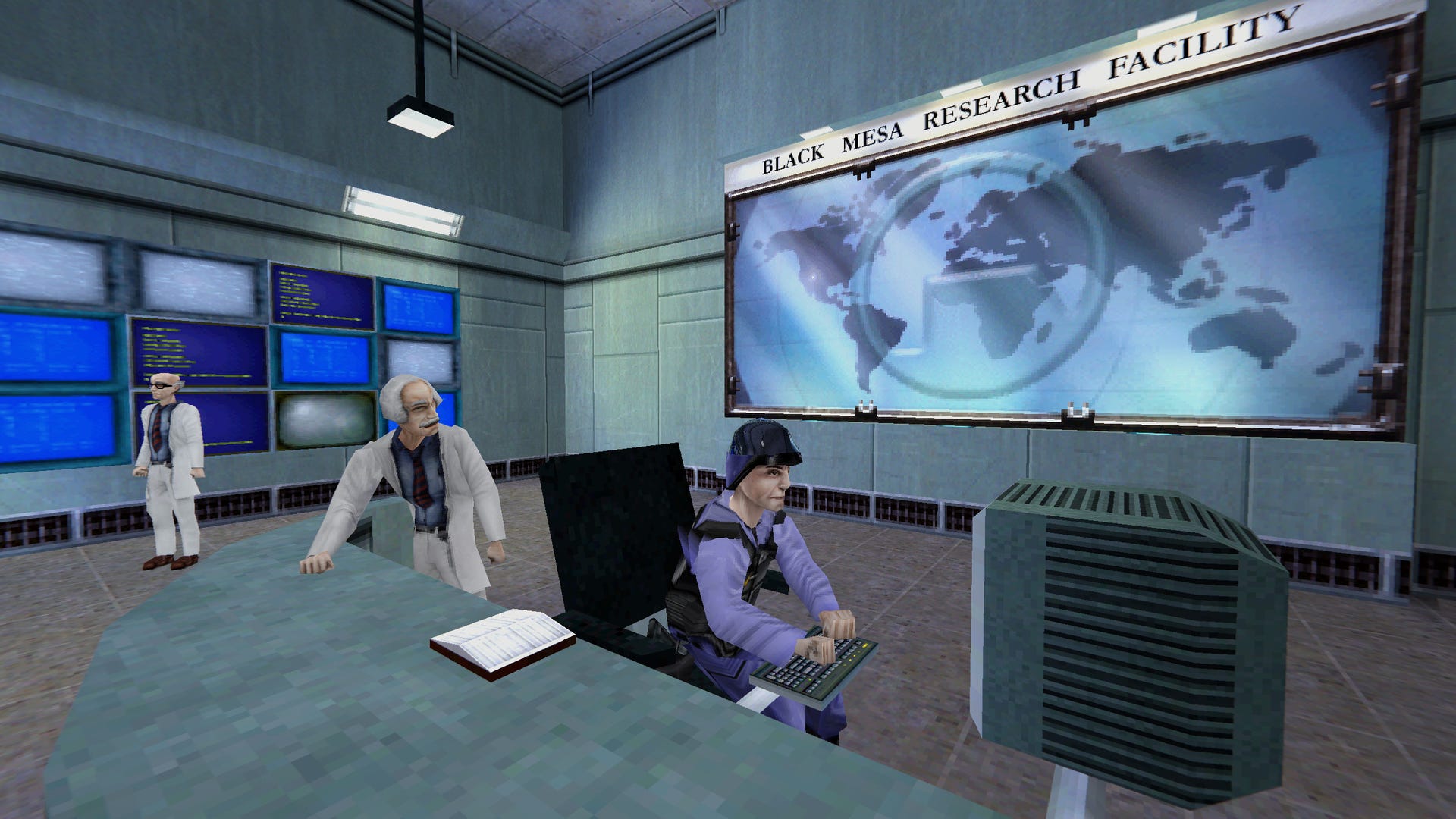 Half-Life's raytracing mod is great because it makes the game look old ...
