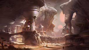 Image for First piece of Halo 5: Guardians concept art shows outpost in desert canyon 